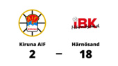 Tung förlust på hemmaplan för Kiruna AIF mot Härnösand