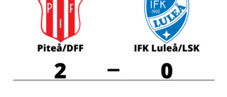 Seger för Piteå/DFF hemma mot IFK Luleå/LSK