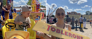 Karuseller och chokladvinnare på Malmamarken