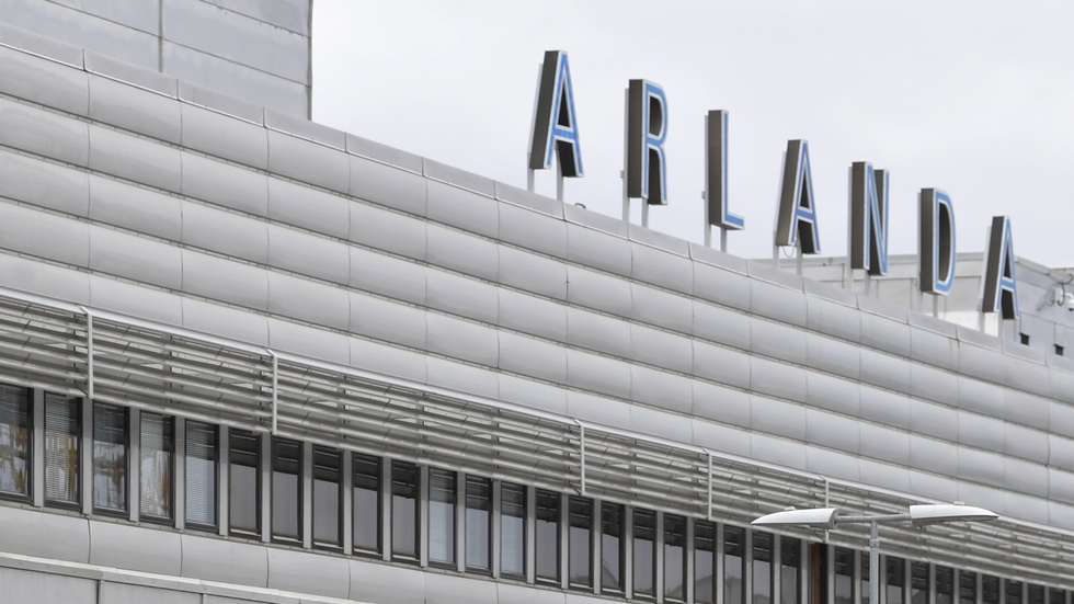 Det första evakueringsflyget landar på Arlanda natten till fredag. Arkivbild.