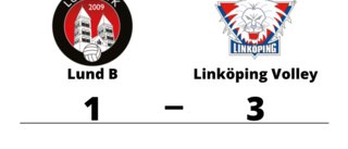 Seger för Linköping Volley på bortaplan mot Lund B