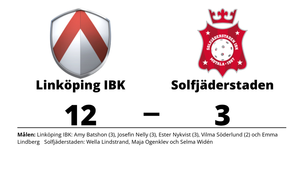 Linköping IBK Ungdom vann mot Solfjäderstaden IBF