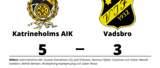 Gustav Danielsson i målform när Katrineholms AIK vann