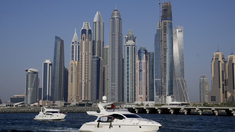 Ökenstaden Dubai står värd för årets klimattoppmöte. Arkivbild.