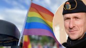Prideflagga brändes i Katrineholm – polis tillkallades