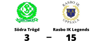 Storförlust för Södra Trögd hemma mot Rasbo IK Legends