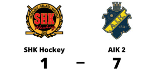Tung förlust på hemmaplan för SHK Hockey mot AIK 2