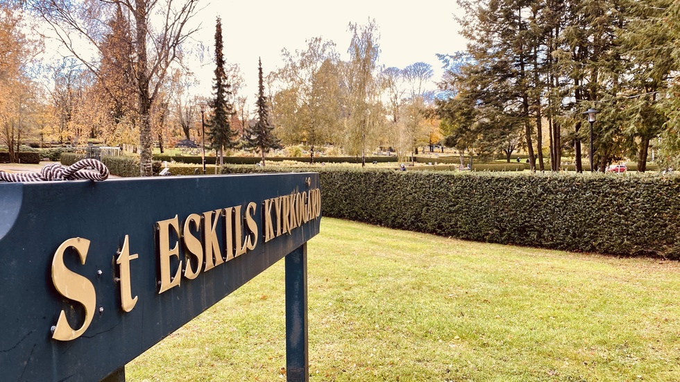 S:t Eskils kyrkogård i Eskilstuna. Arkivbild.