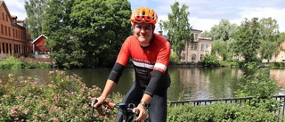 Wilhelm, 25, cyklar runt Mälaren – för välgörenhet