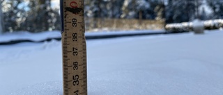 LISTA: De orterna har fått mest snö i veckan