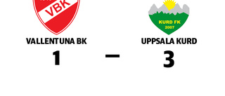 Formstarka Uppsala Kurd tog ny seger mot Vallentuna BK