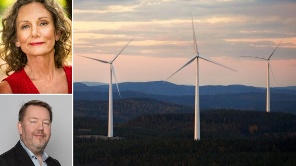 Pär Dunder och Charlotte Unger Larson är två som medverkar i Morgonmötet om vindkraft 5 mars.