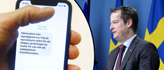 I dag får alla i Sverige ett viktigt kris-sms: "Allvarligt läge"