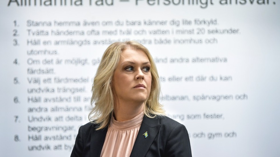 Socialminister Lena Hallengren.