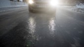 Halkvarning: Stor risk att vägar blir isbanor