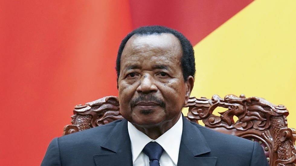Kameruns president Paul Biya. Arkivbild.