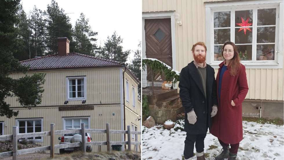 Izak Örntorp, som har rötter i bygden, köper föreningshuset i Tidersrum tillsammans med sambon Christine Kacz. "Vi vill ta hand om huset", säger de.
