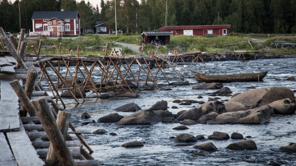 Kukkolaforsen i Torne älv, på gränsen mellan Sverige och Finland, är värd ett besök. 