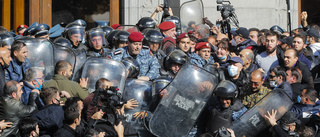 Gripanden i Armenien efter protest mot avtal