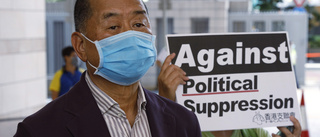 Hongkongs mediemogul Jimmy Lai gripen