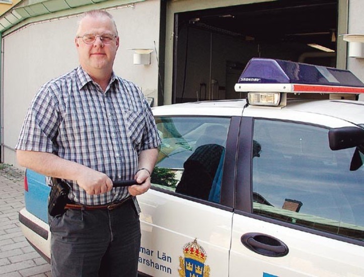 Länsvapeninstruktör Jan-Åke Andersson hoppas den nya sprayen blir verklighet för polisen. Han tycker den kan bli ett bra komplement till batongen och tjänstevapnet.