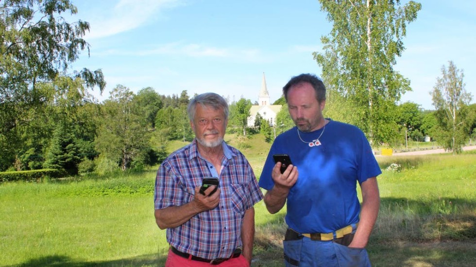 Sven Öberg och Anders Olofsson har haft problem med telefonin de senaste dagarna.