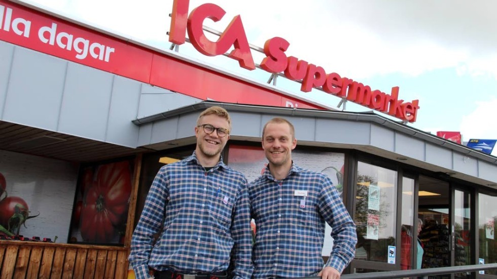 Sedan bröderna Emil och Joakim Thörnberg tog över driften på Ica Melkers i Rimforsa har de gjort investeringar på cirka 6 000 000 kronor.