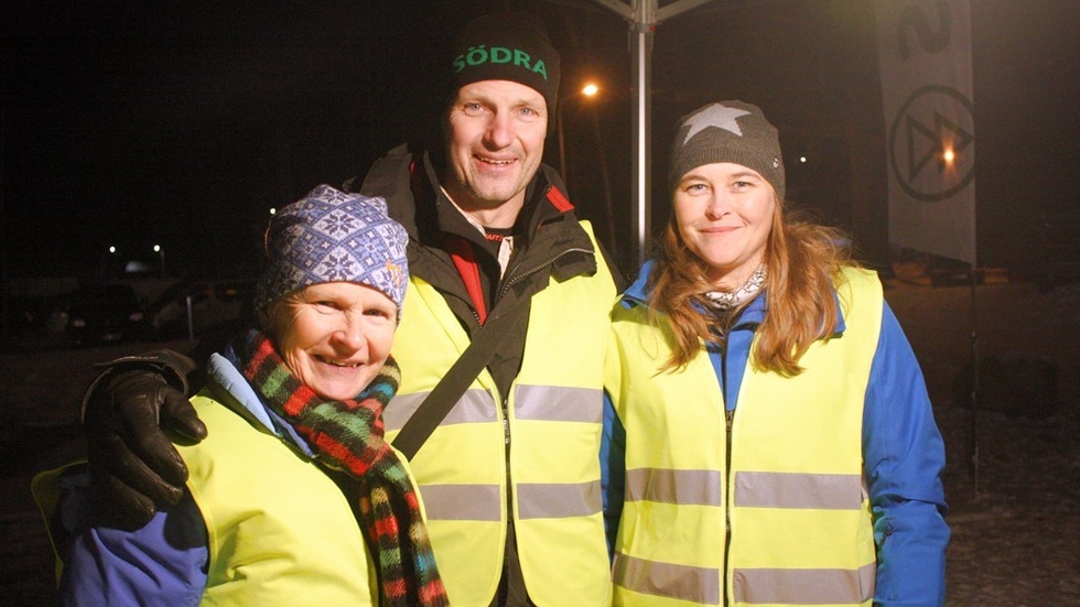 Karin Skärby, Bosse Wall och Gunilla Böök var tre av de som representerade Södra under fredagskvällen.