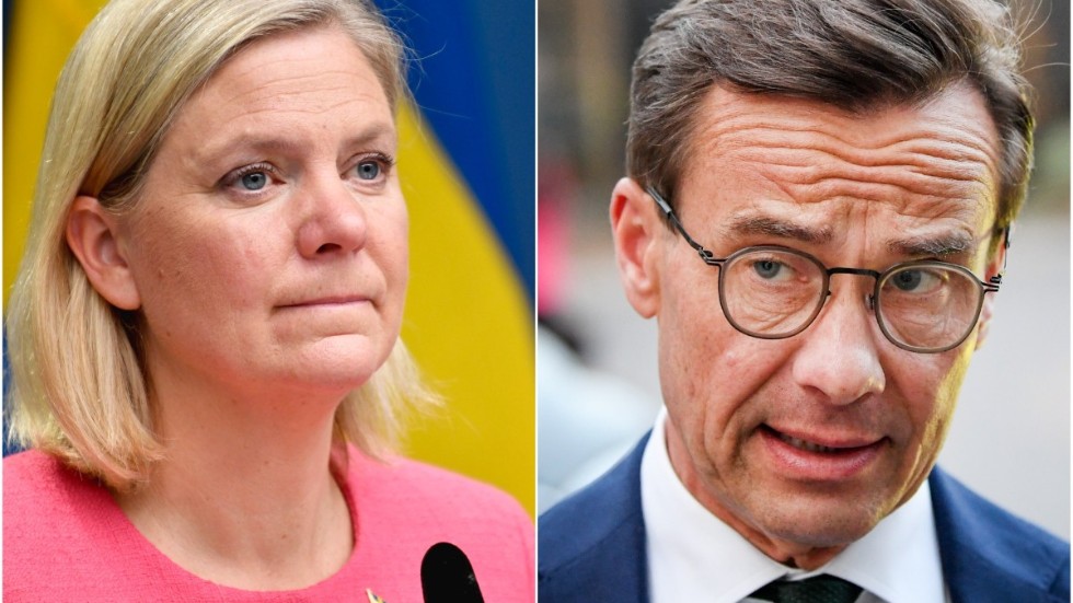 Magdalena Andersson uppträder förtroendeskapande och Ulf Kristersson håller ställningarna. Det är dött lopp mellan dem och ingen av dem kommer sannolikt att leda en önskeregering efter valet. 
