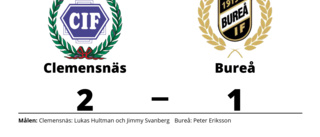 Clemensnäs vann på hemmaplan mot Bureå