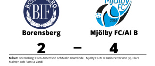 Tuff match slutade med förlust för Borensberg mot Mjölby FC/AI B