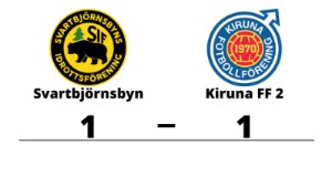 Oavgjort för Svartbjörnsbyn hemma mot Kiruna FF 2