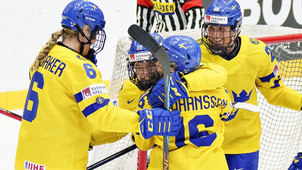 Sverige är klart för kvartsfinal i VM. Arkivbild.