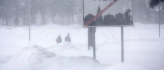 20 centimeter snö kan falla i norra Uppland