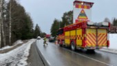 Kollision mellan traktor och personbil i Klutmark – räddningstjänsten var på plats • Trafiken påverkas