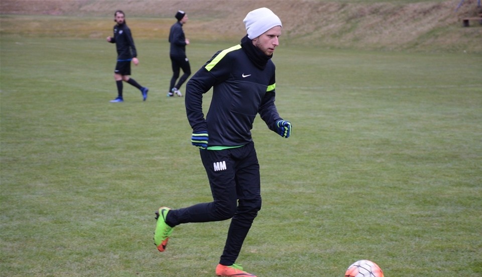 Mattias Myrén är tillbaka från avstängning och spelar kvällens match mot Västerviks FF. Foto: Ossian Mathiasson