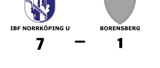IBF Norrköping U vann hemma mot Borensberg