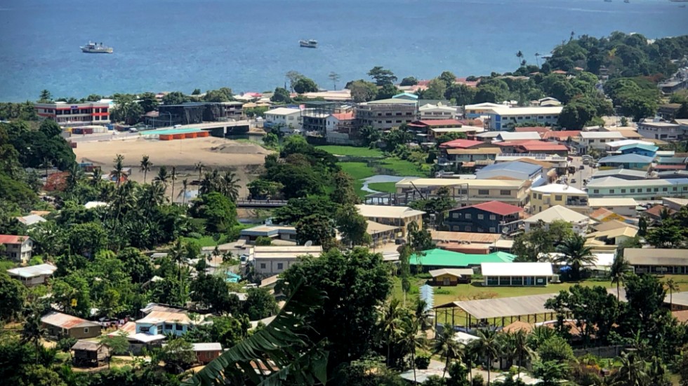Salomonöarna har mindre än 700|000 invånare, men stormakterna har senaste tiden kämpat om nationens gunst. Arkivbild.