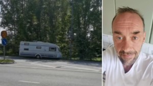 Mikael mötte herrelös husvagn på Kungsgatan – lyktstolpe satte stopp: "Det svajade till ordentligt" • Se videon 