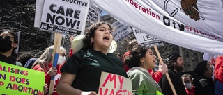 Stora demonstrationer för aborträtt i USA