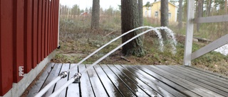 Vattenläcka på Hamnvikens badplats – sprutade ur rören i över ett dygn