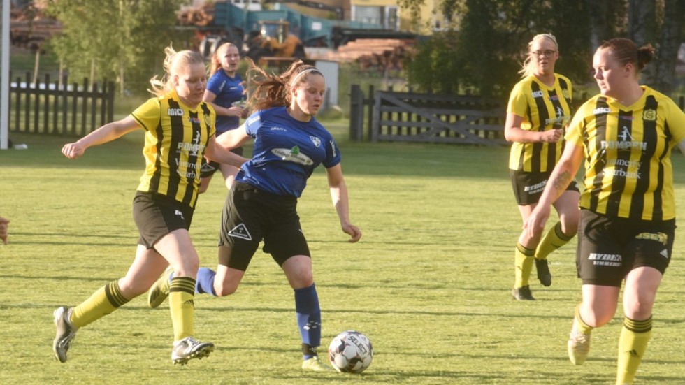 Louise Andersson har gjort elva mål för Frödinge som är tvåa i division fyra.