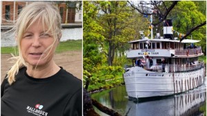 TV: Hör Ann Lövgren beskriva vad som hände när passagerarbåten fastnade