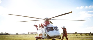 Sjöfartsverkets helikopter lämnar Gotland
