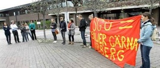 Uppsalaprotest för Ojnareskogen:
"SGU vänder kappan efter vinden"