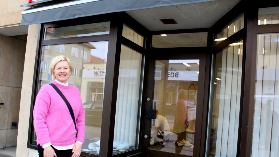 "Det känns som ett bra och roligt läge", säger Åsa Vågesjö om lokalen där hon ska öppna salong.