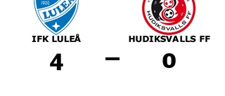 IFK Luleå segrade mot Hudiksvalls FF på hemmaplan
