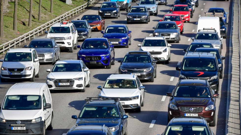 Trafiken på de svenska vägarna ökade förra året. Arkivbild.