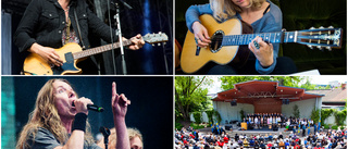Tunga artister till Parksnäckan i sommar