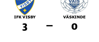Segerraden förlängd för IFK Visby - besegrade Väskinde